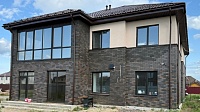Утолщенный кирпич "Флеш Патина" рифленый "Рустик"